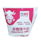 Tianjin Haihe Dairy Strawberry Milk Metastication Milk Net Red Breakfafk Milk Milk Замечание