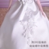 Đài loan nhập khẩu 395 satin cưới handmade TỰ LÀM nguyên liệu đám cưới nền satin vải satin dày vải trắng