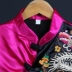 Thứ chín bướm phong cách quốc gia phụ nữ ban đầu của satin thêu hoa mẫu đơn ngắn thêu Trung Quốc phong cách retro đĩa khóa vest măng tô nữ Áo vest