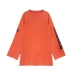 VOCK◢ thiết kế độc quyền thời trang thu đông mùa thu màu cam dài Áo len dài OVERSIZE hoang dã không chọn người áo khoác ny Áo len
