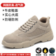 Men's labor protection shoes, men's anti-smash and puncture-proof steel toe construction site lightweight soft-soled winter old protection steel plate work shoes