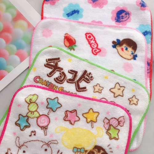 Мультяшный динозавр, детский носовой платок, хлопковое полотенце для умывания