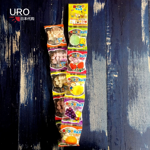 Японский смешанный фруктовый вкус Bobo Sugar Детский стоматологический сахар -закуски вход конфеты - 10 последовательных мешков 1+