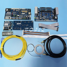 Фото машины 汉森板卡爱普生xp600双喷头套板写真uv数码印花导带机整套控制卡