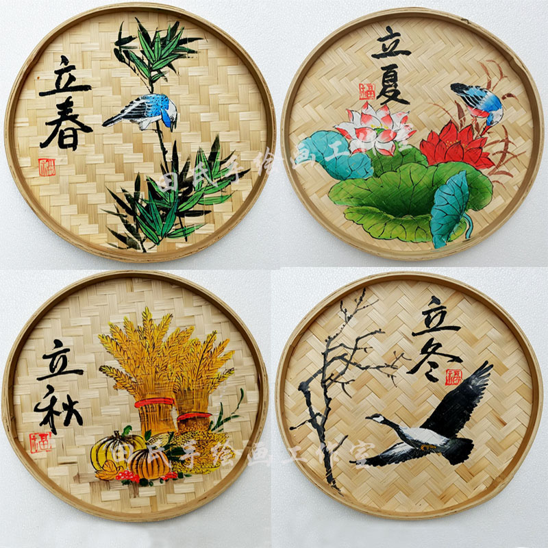 竹编装饰画