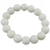 White Bodhi Root Bracelet Đơn nhẫn mật độ cao Hạt thô White Jade Bodhi Bead Bracelet Nam và nữ Người yêu Quà tặng vòng gỗ huyết long Vòng đeo tay Clasp