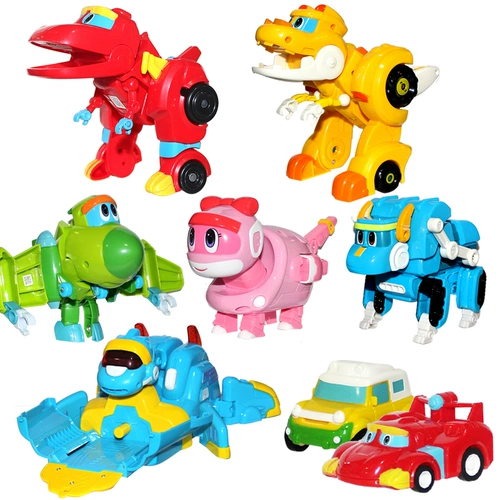 Динозавр, трансформер, робот, игрушка, 16 года, новая коллекция, полиция, издает звуки