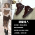 Giày cao gót nữ tăng giày nữ 2018 phiên bản mới của Hàn Quốc giày đế bệt hip-hop thể thao hip-hop nữ triều boot cổ ngắn nữ Giày cao gót