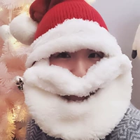 Красный детский рождественский декор для девочек, шапка, подарок на день рождения