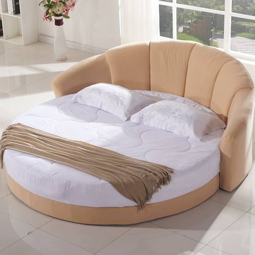 Walbes Electric круглая кровать двойная кровать мягкая кровать, мода круглая кровать большая круглая кровать
