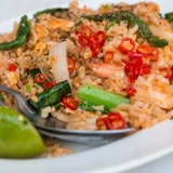 Таиланд, импортированный с сердечным соусом из креветок, зимним соусом из супового супа, жареного риса, приготовленный на пару, маринованный вкусный вкус