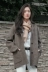 Hàn quốc mùa đông cổ điển houndstooth áo len nữ phần ngắn Hàn Quốc thường phù hợp với chic len coat dày Áo khoác ngắn
