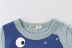 Quần áo trẻ em áo thun ngắn tay 2020 hè mới nước ngoài trẻ em mùa hè khủng long phim hoạt hình áo sơ mi cotton nửa tay - Áo thun