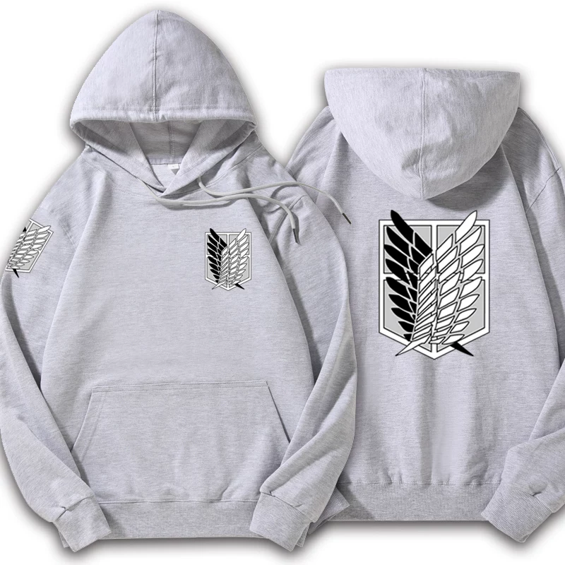 Атака гиганта одежда Аниме Периферия Двухмерная хлопковая куртка мужская свобода крылья длинный рукав худи осень
