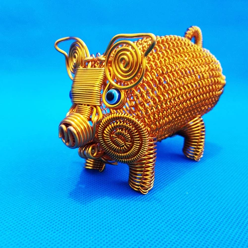 (Маленькая золотая свинья) свинг алюминиевые ремесла Творческие ремесленники