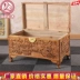 Dongyang khắc gỗ long não gỗ rắn chim một chim phượng hộp gỗ hộp đám cưới của hồi môn sơn hộp gỗ hộp lưu trữ hộp - Cái hộp Cái hộp