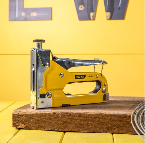 Getli ручное ручное оружие DL1313 Стрельба по ногтям с тройным кодом гвоздь -насыпание u -образное пистолет с прямым оружием.