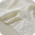Cotton C trắng be ba chiều thêu ren vải thủ công DIY quần áo phụ kiện vải sản phẩm mới