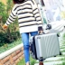 Khóa kéo vali bánh xe phổ thông nam và nữ mật khẩu hộp hành lý xe đẩy trường hợp ngực trường hợp 2024 inch vali trẻ em Va li