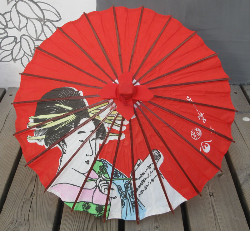 Бумажный зонтик. Японский зонт. Японский бумажный зонт. Японский зонтик красный.