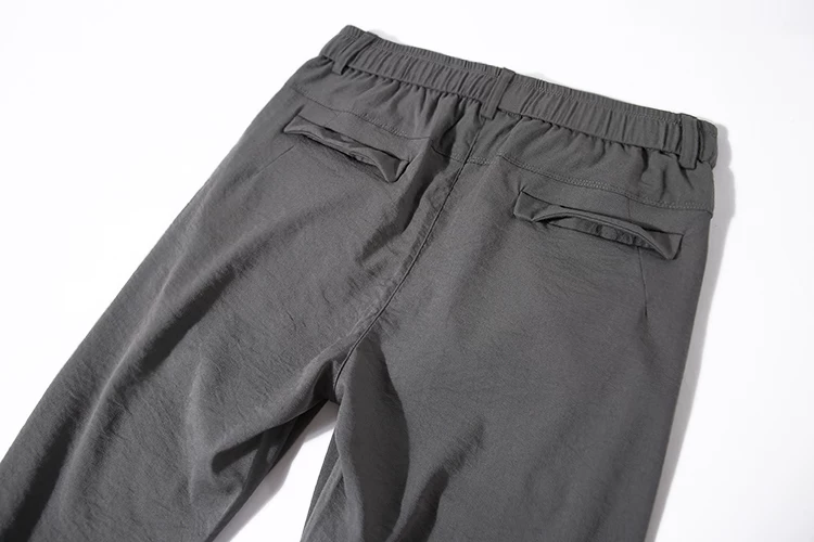 Летние водостойкие эластичные дышащие тонкие casual брюки, облегающий крой