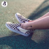 Miss Jin VANS checkerboard trượt trên một chân giày vải giày của nam giới giày của phụ nữ những người yêu thích giày VN-0EYEBWW giày the thao Plimsolls