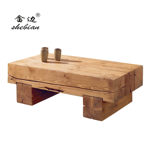 Северный и американский оригинальный деревянный кофейный столик для телевизионного шкафа Современный минималистский дом маленькая квартира гостиная творческий стол чай