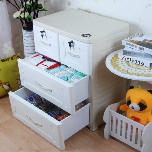 Fuqiang Толстая европейская ящик для хранения шкафа пластикового шкафа для хранения детского шкаф