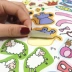 Phát triển não trái và phải tập trung đào tạo dán giấy trẻ em hoạt hình dán sticker giáo dục đồ chơi giáo dục cuốn sách - Đồ chơi giáo dục sớm / robot