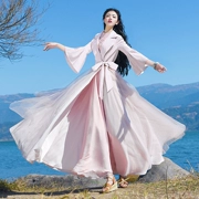 Phát sóng 2018 mùa thu mới nữ tính khí eo gấp lưới dài đôi ngực áo gió mỏng áo khoác nửa Wei