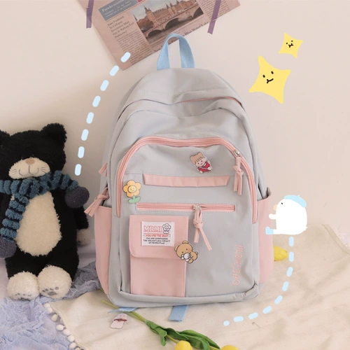 Японский ранец, брендовая сумка через плечо, свежий универсальный вместительный и большой рюкзак, в корейском стиле, для средней школы