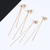 Медная цепь, серьги, подвеска, клипсы, набор материалов ручной работы, аксессуар для сумки, поделки ручной работы