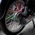 Off-road xe xe máy phổ nói ống tay áo nhựa màu nan hoa bánh xe tay áo nan hoa tay áo dây tay áo