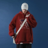 Флисовая толстовка, зимний мультяшный комплект, куртка, 2020, в корейском стиле, оверсайз