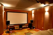 Phòng hát gia đình 3d âm thanh và phòng video phòng câu lạc bộ tư nhân phòng khán giả đầy đủ các thiết bị chiếu phim 3d khuếch đại âm thanh
