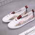 Mùa hè 2018 nông miệng giày vải của phụ nữ lưới mùa hè phong cách Harajuku sinh viên hoang dã ins breathable chic giày của phụ nữ Plimsolls