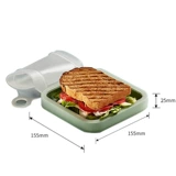 A3026 Sandwich Toast, свежий ланч, бытовые силиконовые бутерброды, портативная коробка Bento