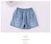 Quần short nữ denim mùa hè mỏng phần quần áo trẻ em Hàn Quốc hoang dã trong quần trẻ em lớn cotton trẻ em quần nóng - Quần jean quần áo be trai sành điệu Quần jean