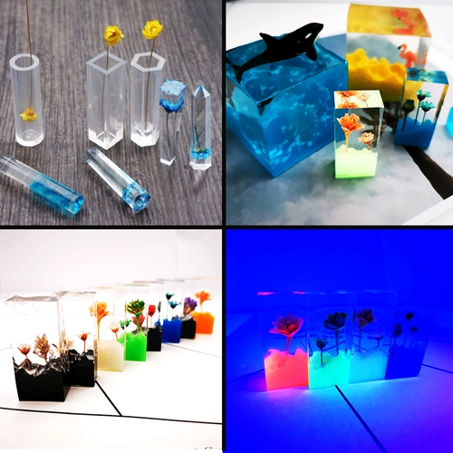 Qiaoqiao diy crystal platinium cubs сухой цветок