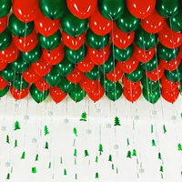 Рождественский макет, воздушный шар, украшение, комбинированная подвеска, наряжаться, со снежинками