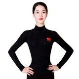 Guiyi Новый современный танец топ Long -Sleeved Latin Dance Женщина взрослая высокая тренировочная служба Национальная стандартная танцевальная одежда