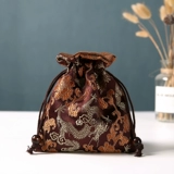 Мешочек ручной работы, тканевый мешок, высококлассная сумка для хранения, ювелирное украшение из грецкого ореха, с вышивкой