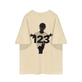 Летняя футболка для влюбленных, короткий рукав, в американском стиле