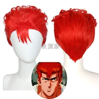 Косплей -парик оригинальная версия Sakuragi Flower Road Slam Dunk Slamdunk Red Mailing Back Короткие волосы