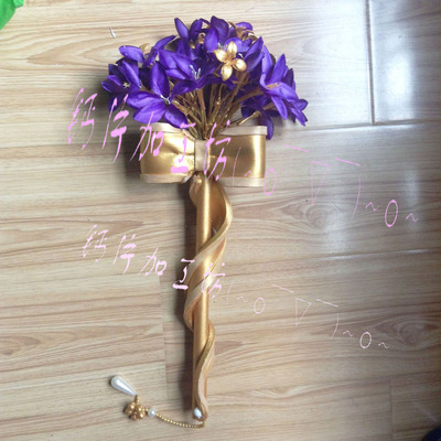 taobao agent [Calcium Processing Workshop] Give earrings ~ Love Live Flower Elves Wake up the flower stick COS prop