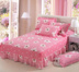 Bộ đồ giường bông cotton giường ngủ giường váy bốn bộ giường váy phong cách 1.5 1.8 2 mét mùa thu và mùa đông Váy Petti