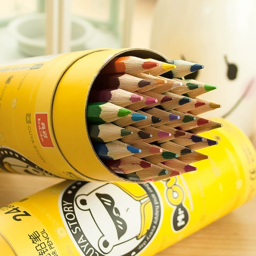 -Вогнутые карандашные бочки цветовые карандаш рисунок ручки граффити ручки 18/24/36 Цветная картина щетка дети дети дети