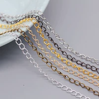 Цепь, длинное ожерелье и браслет ручной работы, 5×3мм
