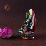 Доро Гуаньин Лвиди Мать Бодхисаттва ручной работы ручной работы ручной работы нарисованная зеленая мать Маленькая статуя Будда Личная Будда Бесплатная доставка