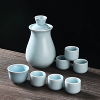 Vase Model (розовый зеленый) 6 чашек простой установки